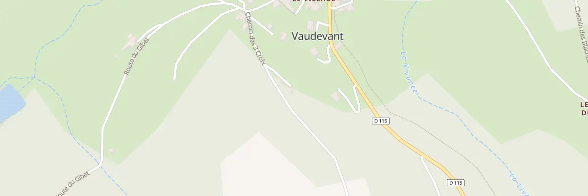 Plan du 5134 Le Village à Vaudevant