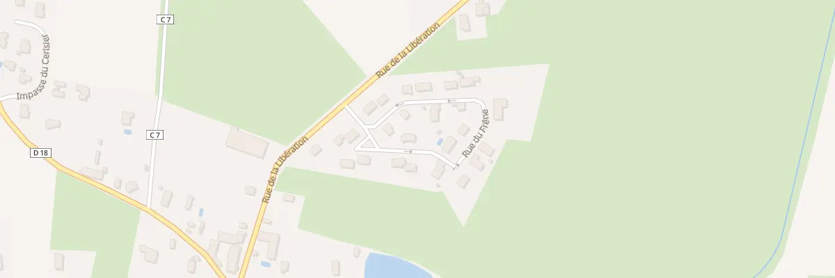 Plan du 11 Rue du Frene à Vandenesse-en-Auxois