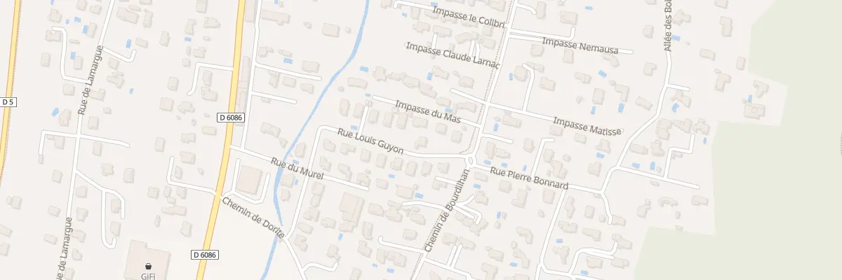 Plan du 6 Rue Louis Guyon à Bagnols-sur-Cèze