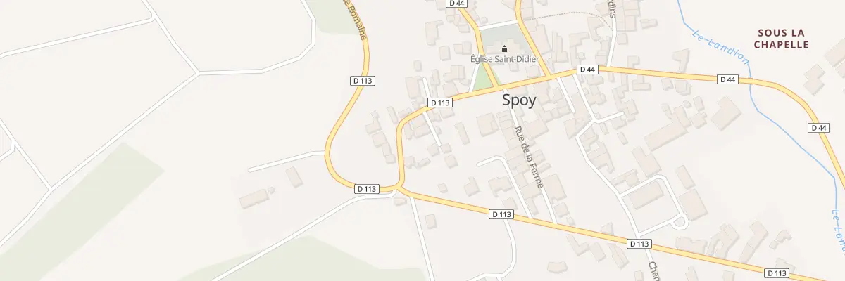 Plan du 2 Rle Maubert à Spoy