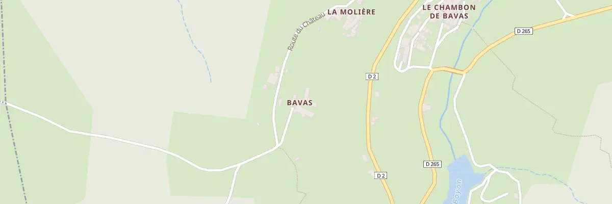 Plan du 5129 Bavas à Saint-Vincent-de-Durfort