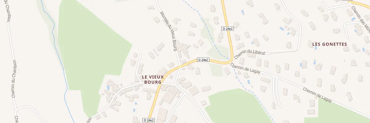 Plan du 5166 Le Vieux Bourg à Saint-Pierre-la-Palud