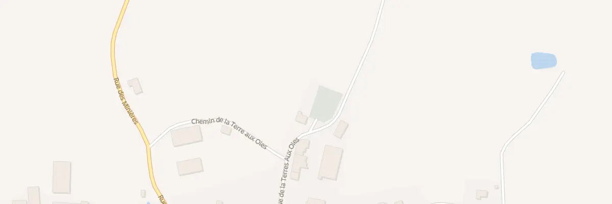 Plan de la Rue de la Terre aux Oies à Montigny-sur-Vence
