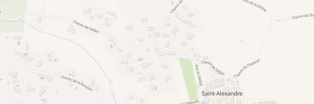 Plan du 281 Vaillen à Saint-Alexandre