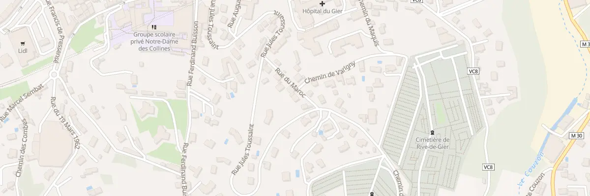 Plan du 10 Rue du Maroc à Rive-de-Gier