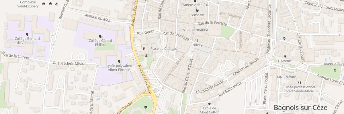 Plan du 3 Rue Bompart à Bagnols-sur-Cèze