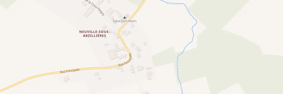 Plan du 9 Rue Principale à Arzillières-Neuville