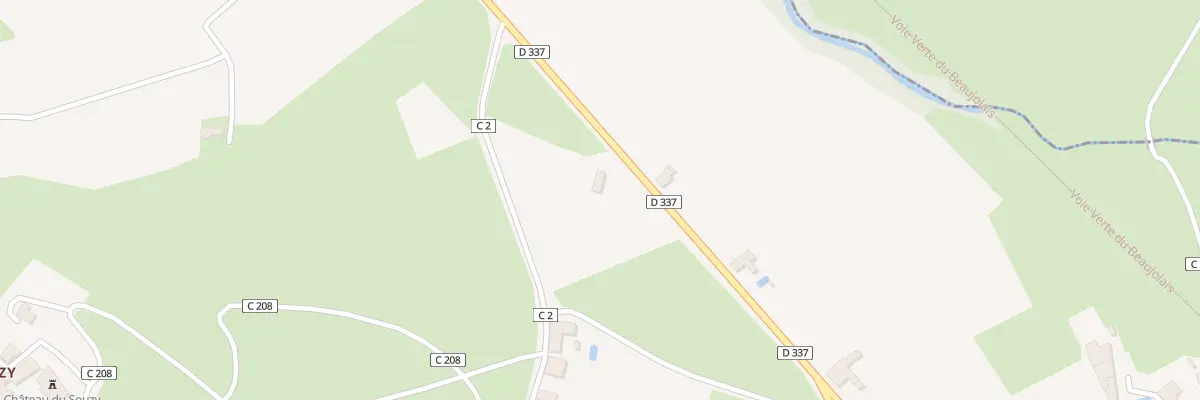 Plan du 2583 Rte de Saint-vincent à Quincié-en-Beaujolais