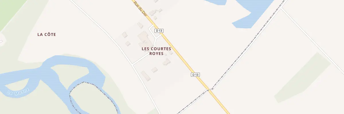 Plan du 5001 Rue du Der à Bignicourt-sur-Marne