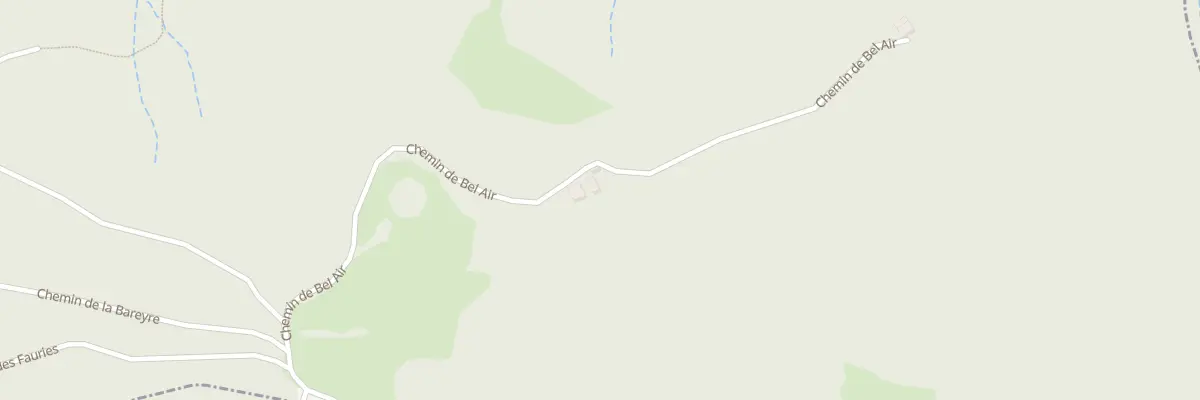 Plan du 380 Che de Bel Air à Arlebosc