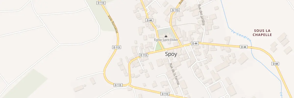 Plan du 1 Pl Chaudron à Spoy