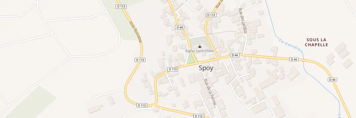 Plan du 3 Pl Chaudron à Spoy