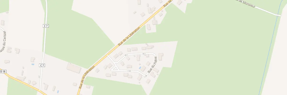 Plan du 36 Rue du Frene à Vandenesse-en-Auxois