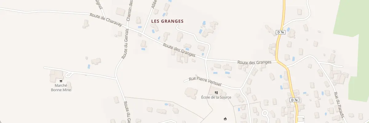 Plan du 251 Rte des Granges à Sourcieux-les-Mines