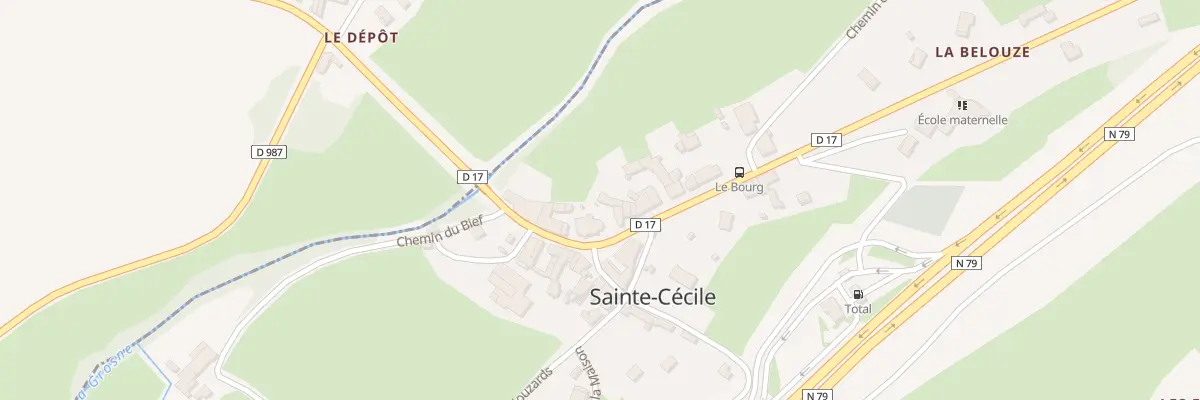 Plan du 5010 Le Village à Sainte-Cécile