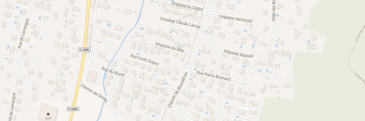 Plan du 2 Rue Louis Guyon à Bagnols-sur-Cèze