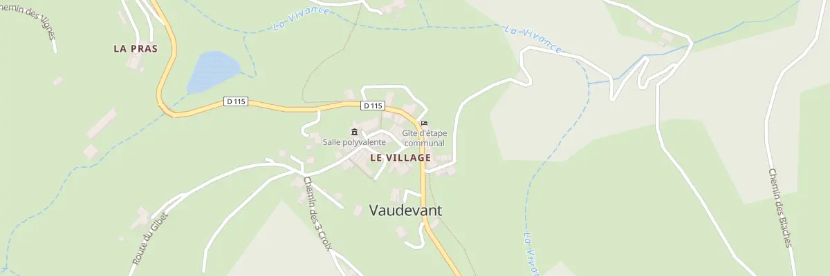 Plan du 10 Rue de l’Eglise à Vaudevant