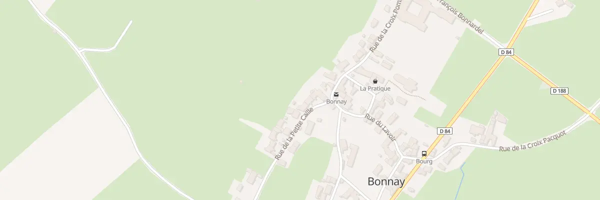 Plan du 25 Rue de la Petite Caille à Bonnay-Saint-Ythaire