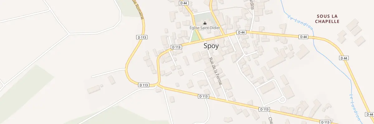 Plan du 3A Vc Romaine à Spoy