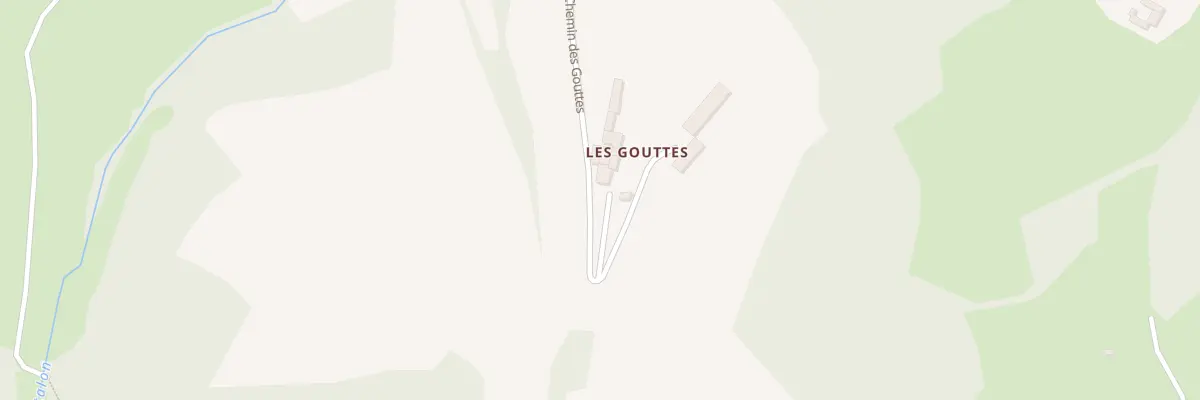 Plan du 9052 Les Gouttes à Rontalon