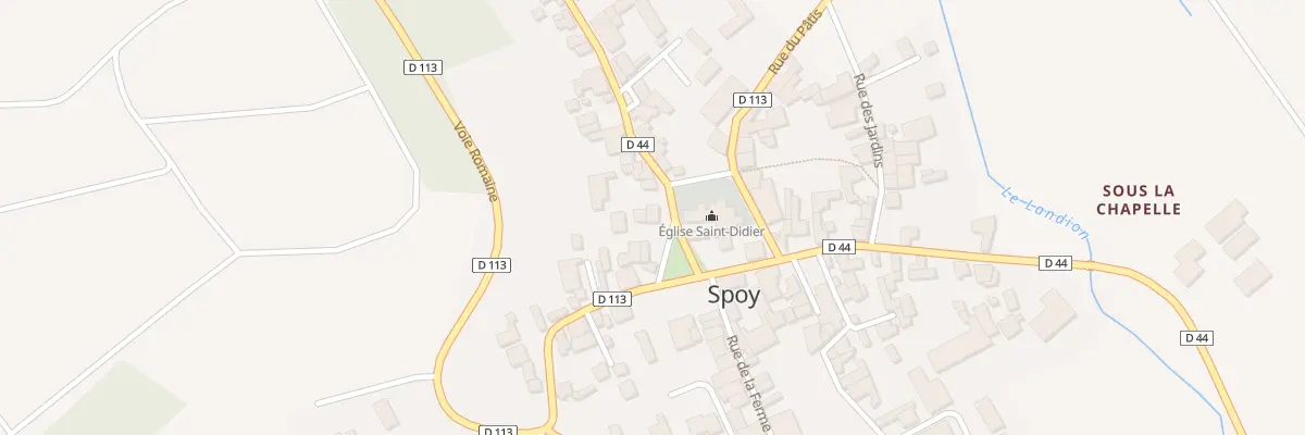 Plan du 7 Pl Chaudron à Spoy