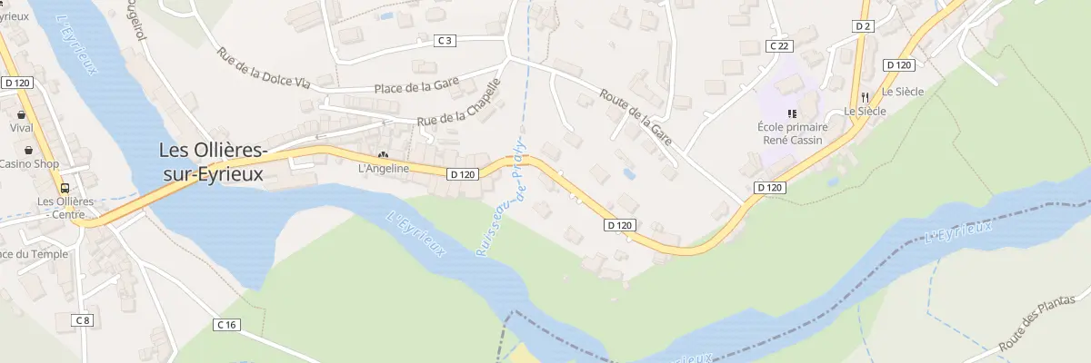 Plan du 310 Gr Grand Rue aux Ollières-sur-Eyrieux