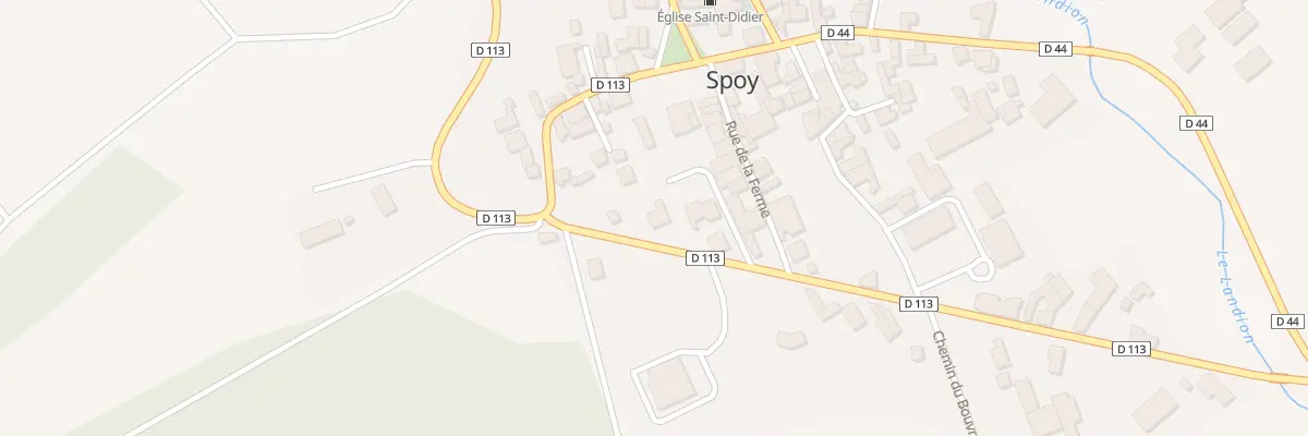 Plan du 3 Vc Romaine à Spoy