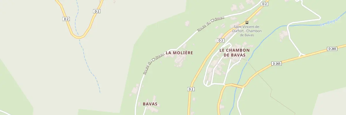 Plan du 5138B La Moliere à Saint-Vincent-de-Durfort