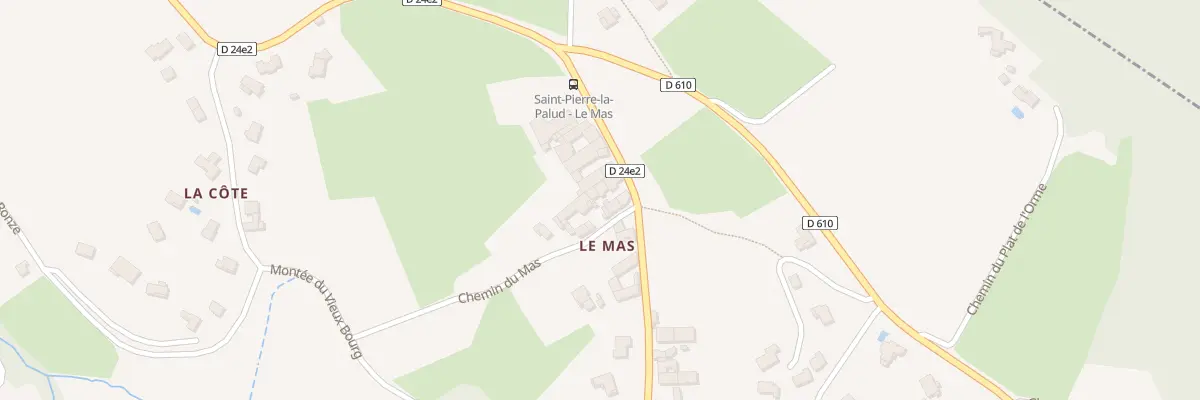 Plan du 5150 Le Mas à Saint-Pierre-la-Palud