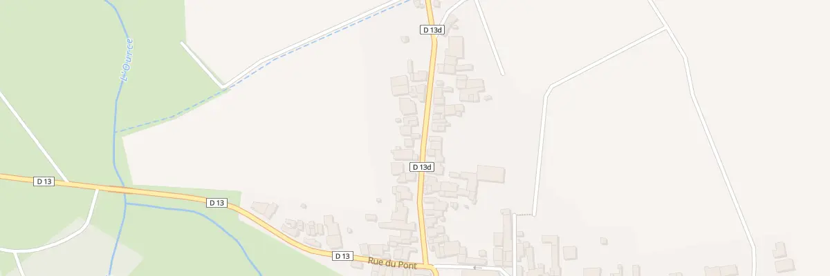 Plan du 21 Rue du Merdant à Autricourt
