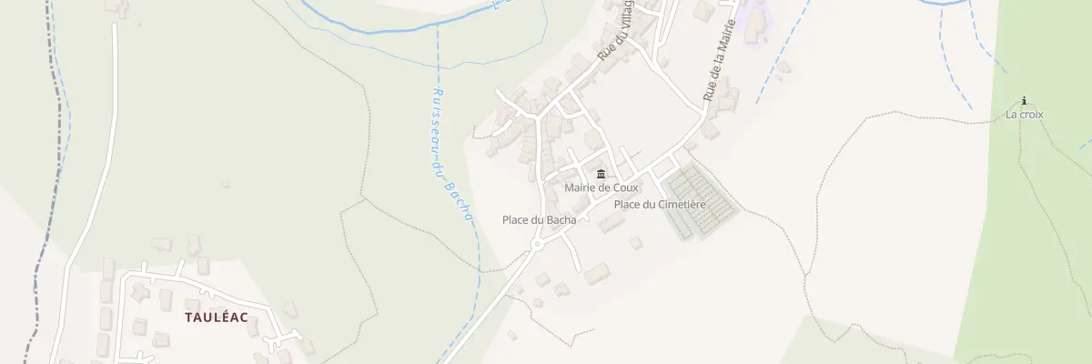 Plan du 455 Rue du Village à Coux