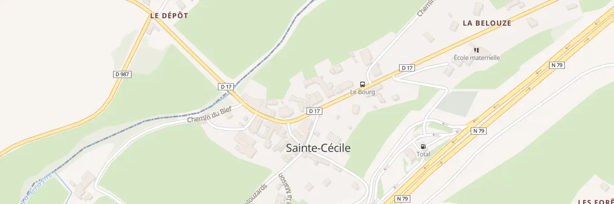 Plan du 5009 Le Village à Sainte-Cécile