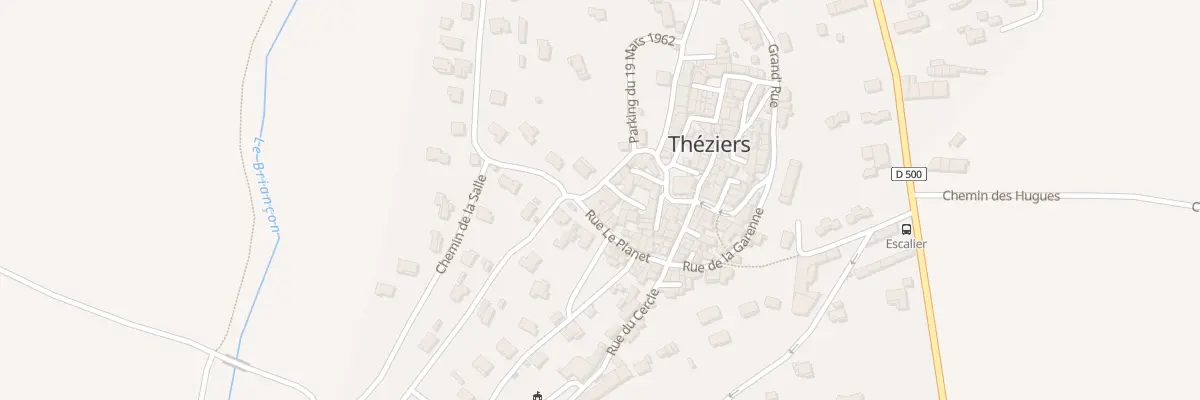 Plan du 1B Che de Coste à Théziers