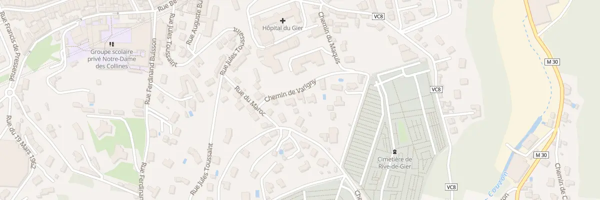 Plan du 4 Che de Varigny à Rive-de-Gier
