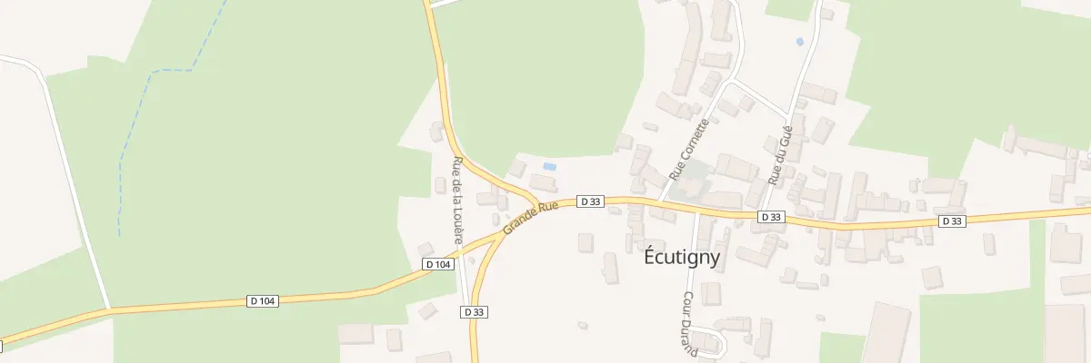 Plan du 28 Rue Grande Rue à Écutigny