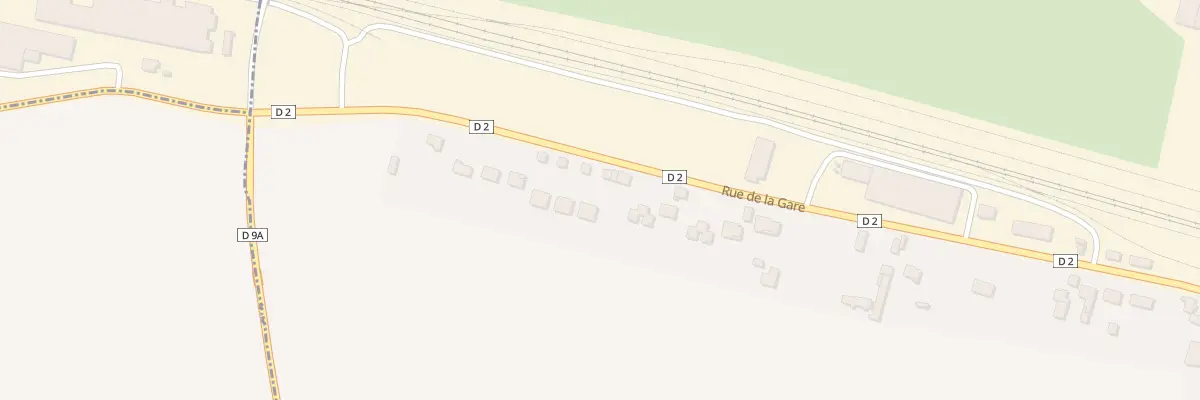 Plan du 71A Rue de la Gare à Tournes