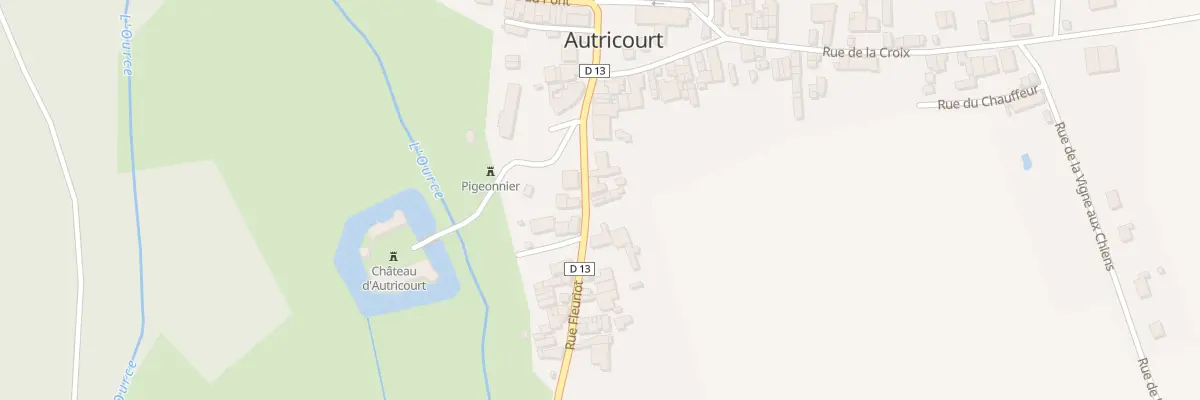 Plan du 13 Rue Fleuriot à Autricourt