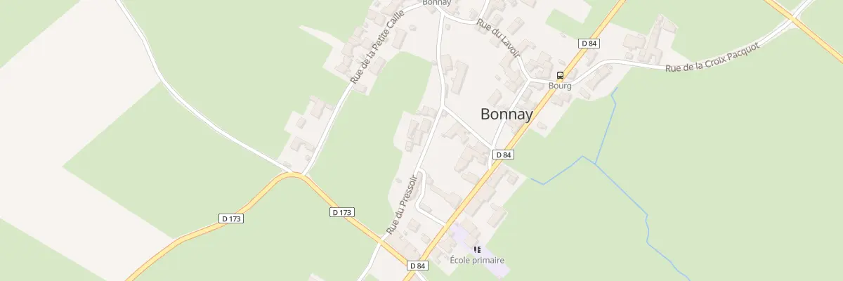 Plan du 3 Rue du Pressoir à Bonnay-Saint-Ythaire