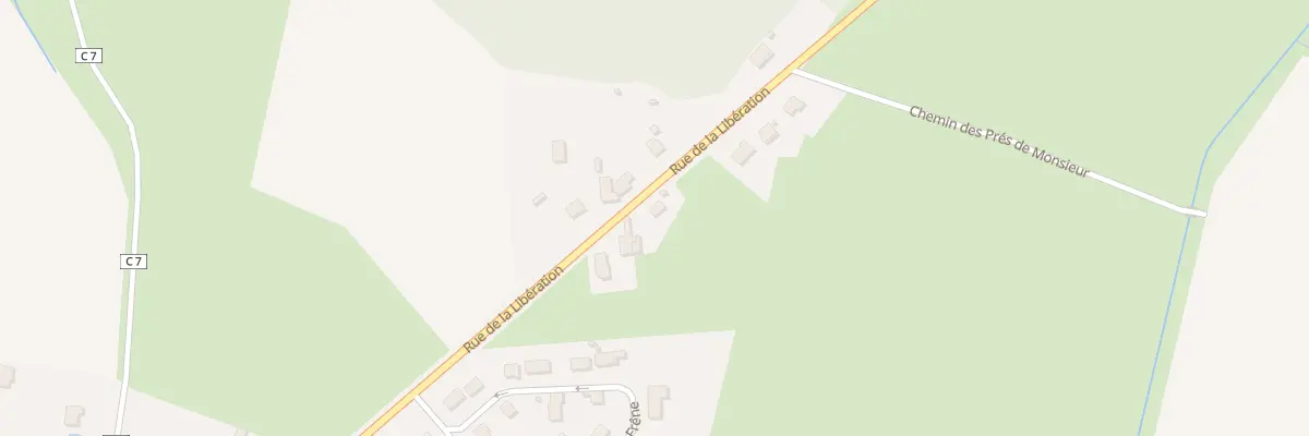 Plan du 16 Rue de la Libération à Vandenesse-en-Auxois