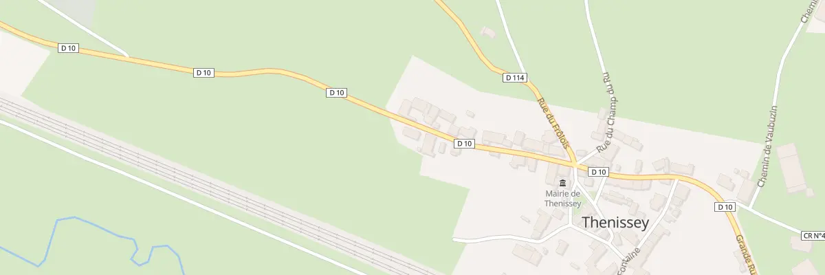 Plan du 19 Grande Rue à Thenissey