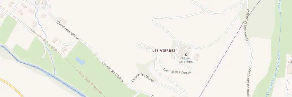 Plan du 3 Che des Vierres à Lantignié
