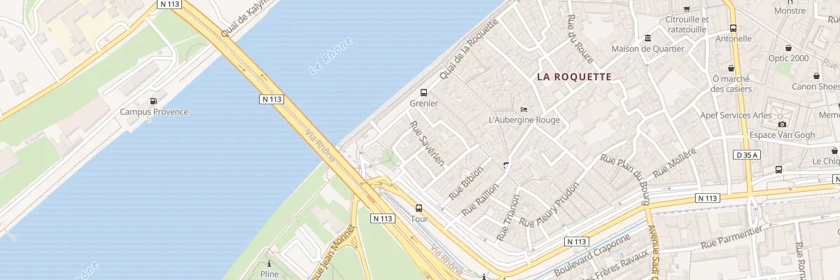 Plan du 8 Rue Savérien à Arles