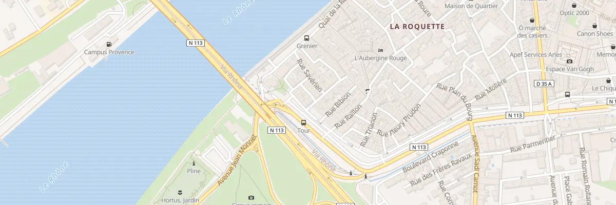 Plan du 24 Rue Taquin à Arles