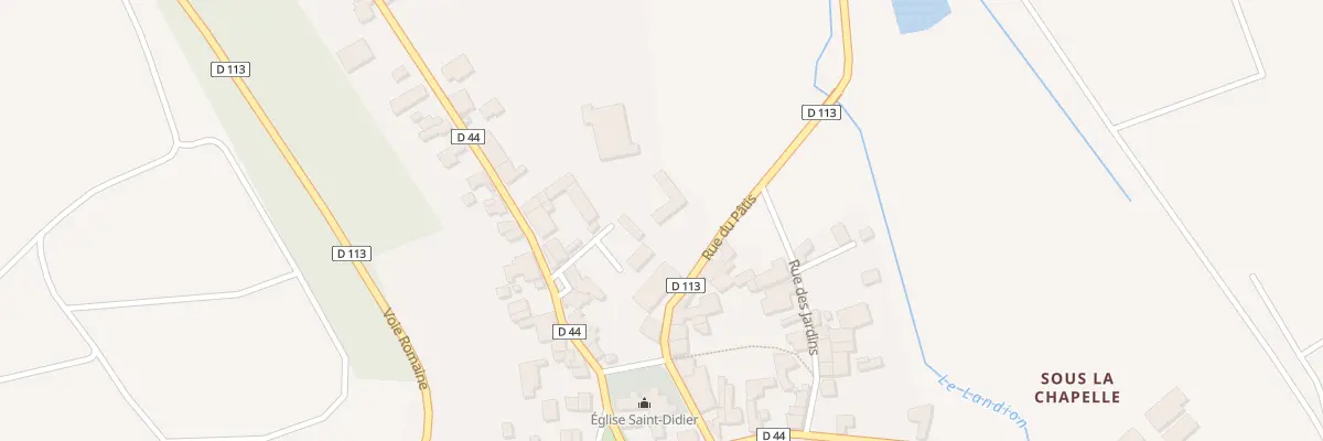 Plan du 1 Rue de la Verrerie à Spoy