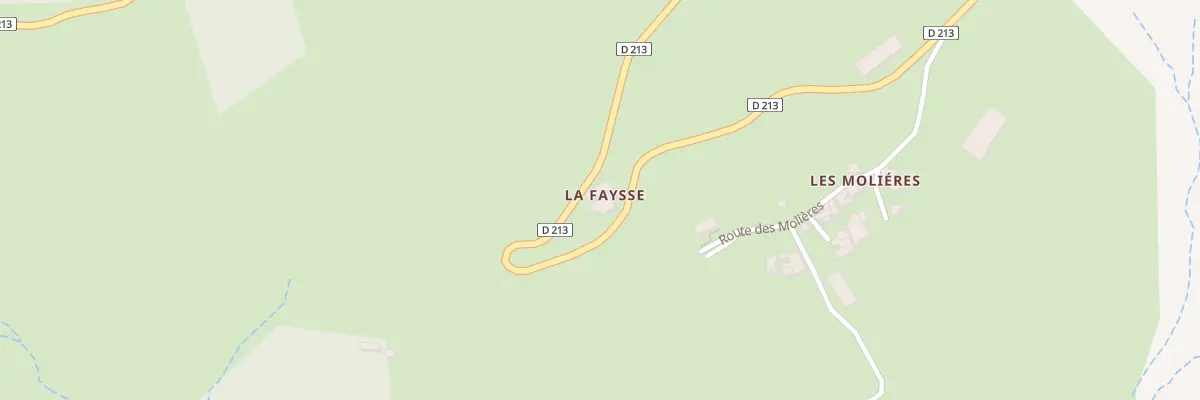 Plan du 5008 Les Molieres à Saint-Pierre-la-Roche