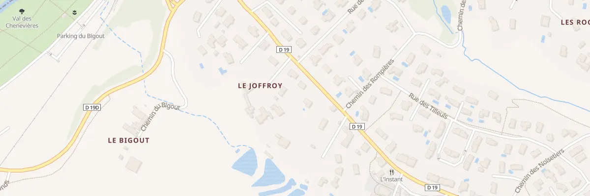 Plan du 810 Montée d’Éveux à Éveux