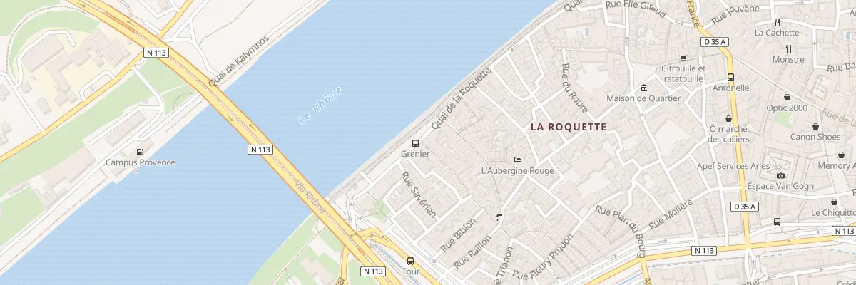 Plan du 1 Rue Genive à Arles