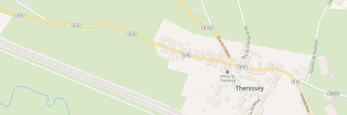 Plan du 17 Grande Rue à Thenissey