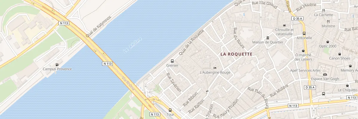 Plan du 79 Quai de la Roquette à Arles