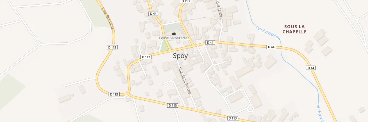 Plan du 4 Pl de la Mairie à Spoy